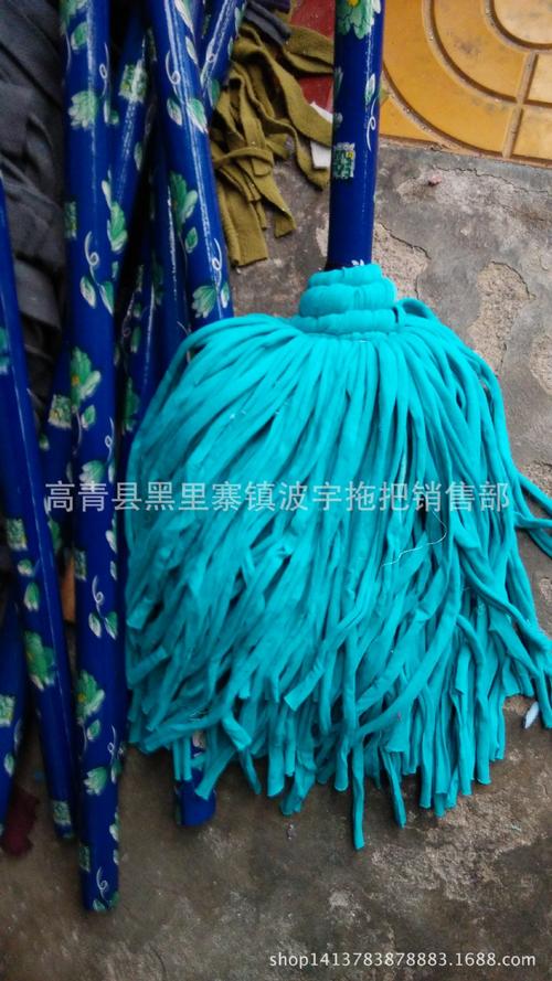 3斤加重花杆棉布条拖把 卫生工具清洁用品劳保用品厂家直销详情
